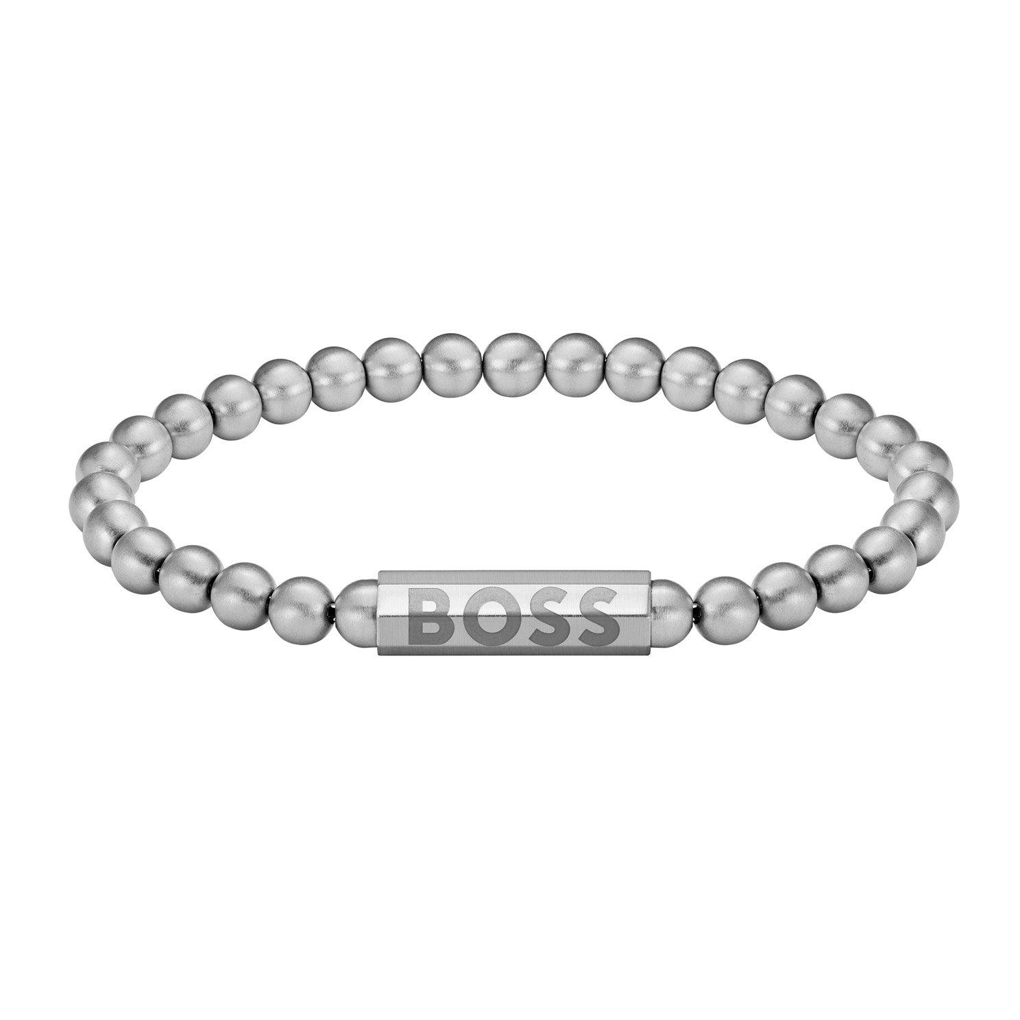 BOSS Sphere Metal Silver Menâs Bracelet