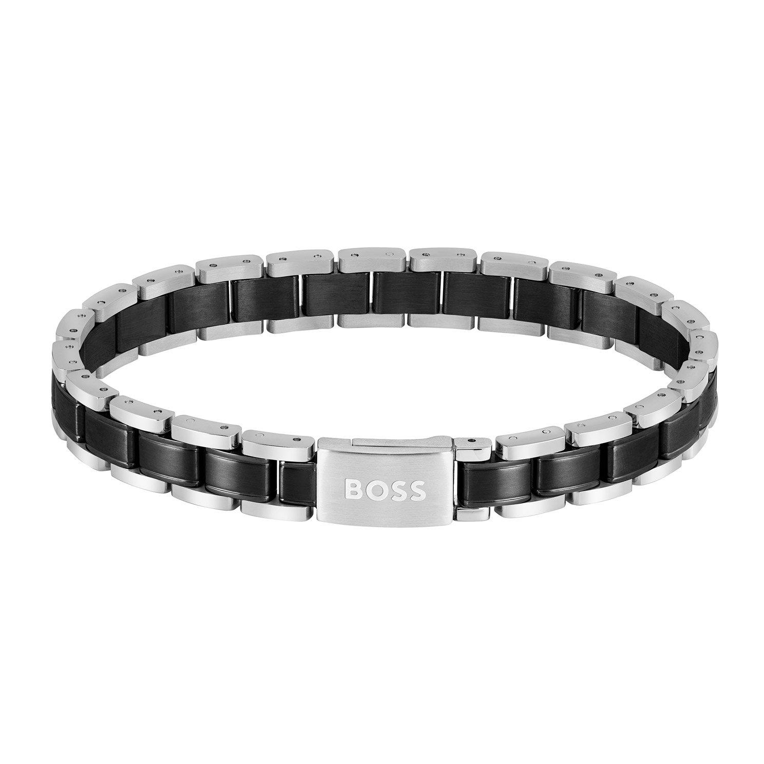 BOSS Metal Link Silver Menâs Bracelet