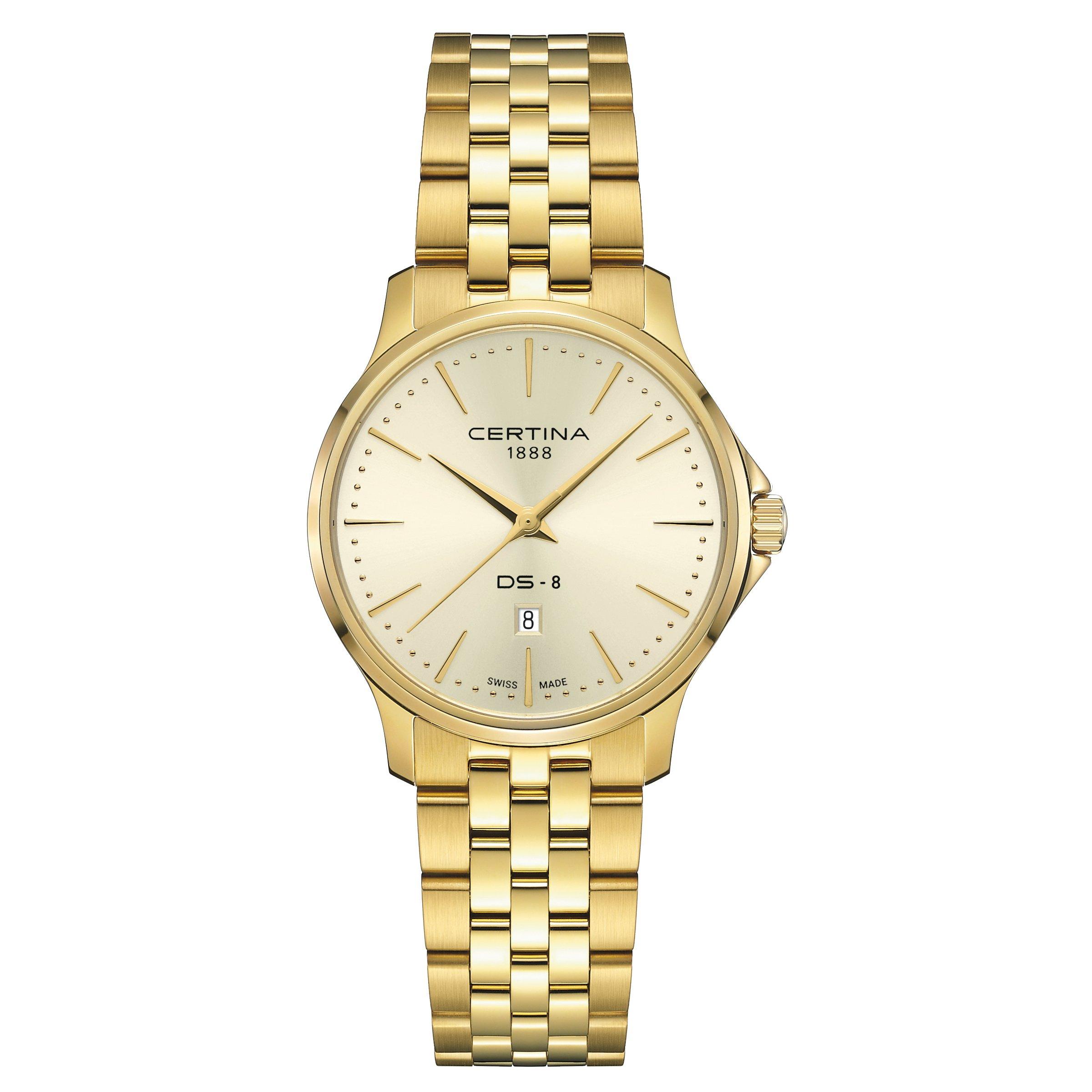 Certina DS-8 Lady 31mm Gold Plated Ladies Watch