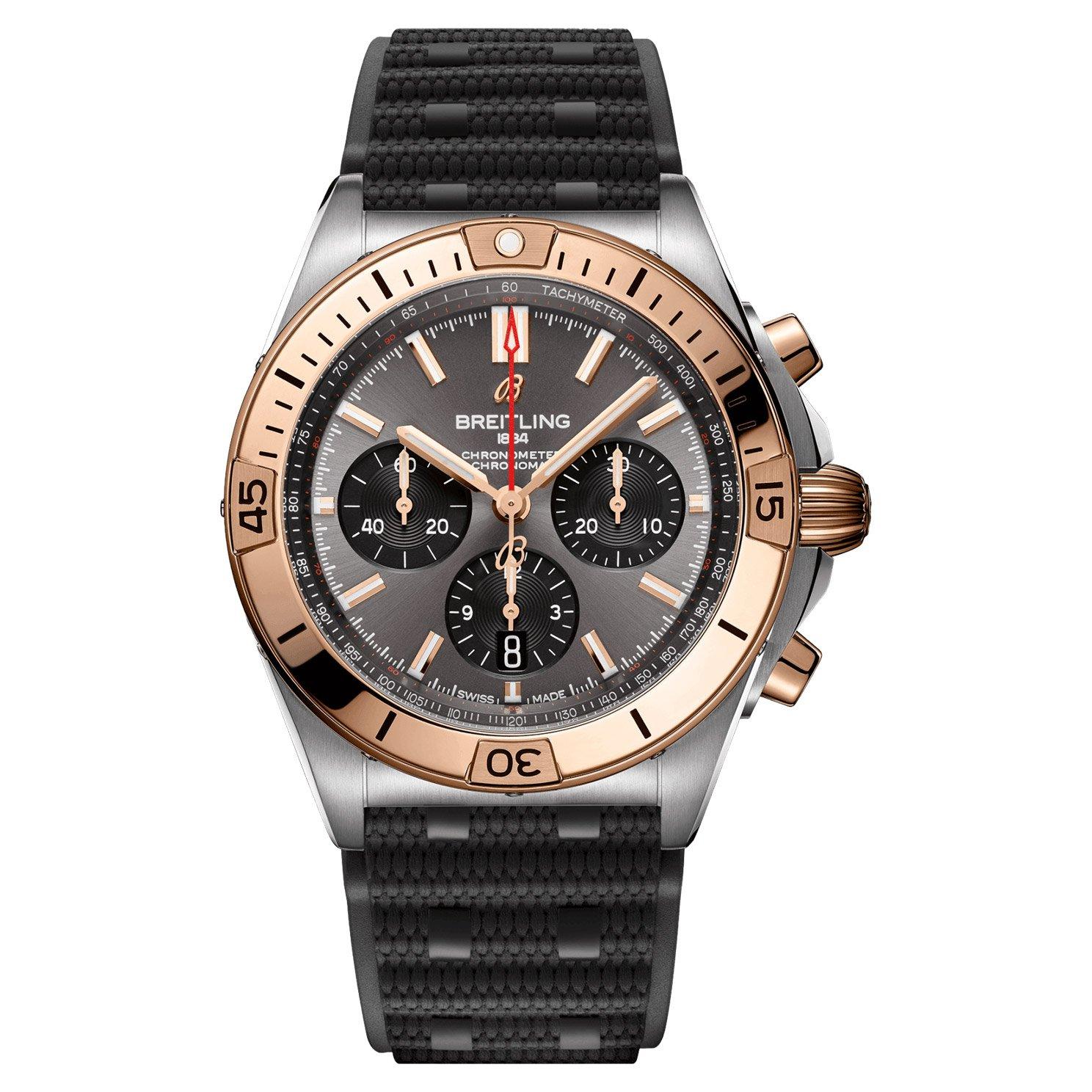 Breitling Chronomat B01 42mm Stainless Steel and 18ct Rose Gold Automatic Menâs Watch