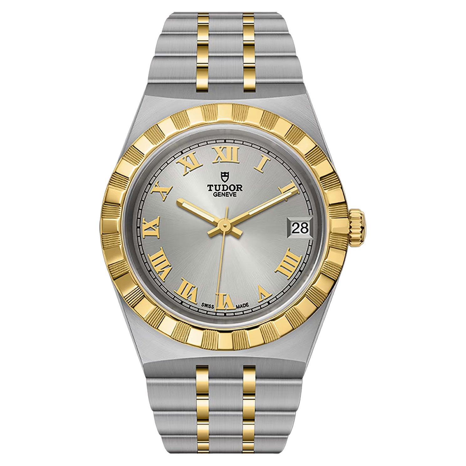 TUDOR Royal 34mm Stainless Steel and Yellow Gold Automatic Ladies Watch