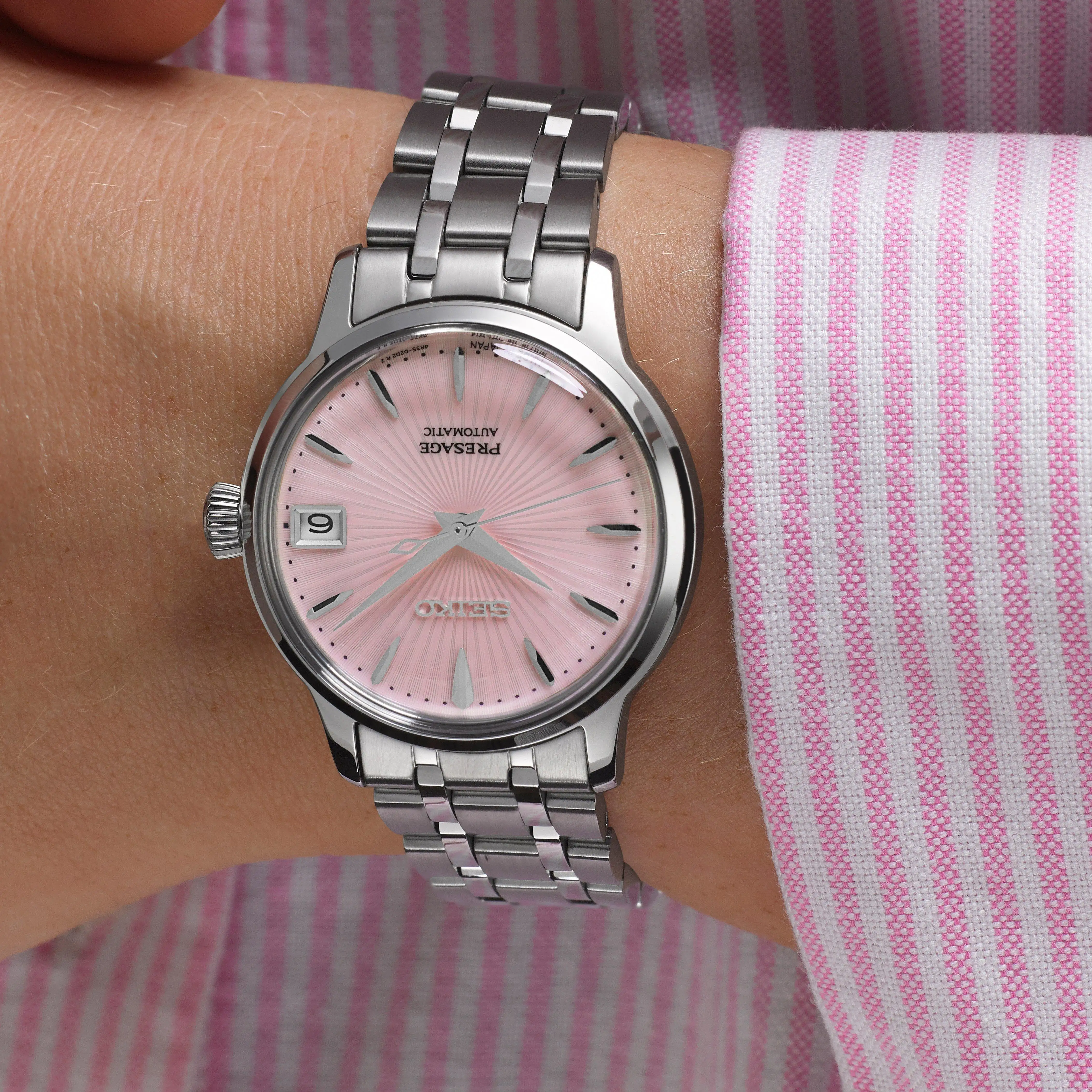 Seiko Presage Cocktail Time 'Cosmopolitan' 33.5mm Automatic Ladies Watch 6 Seiko Presage Cocktail Time 'Cosmopolitan' 33.5mm Automatic Ladies Watch