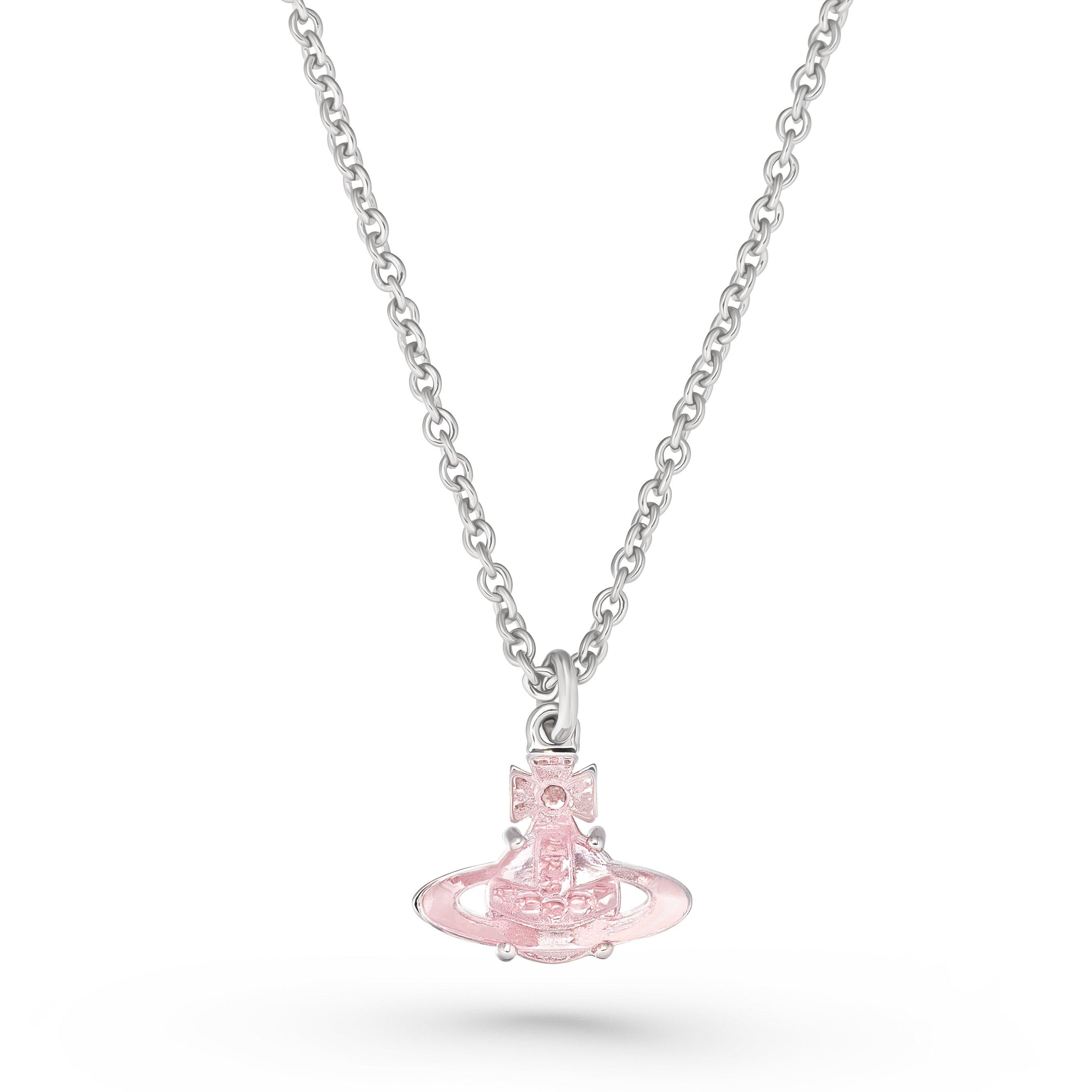 Vivienne Westwood Tammy Pink Cubic Zirconia Pendant