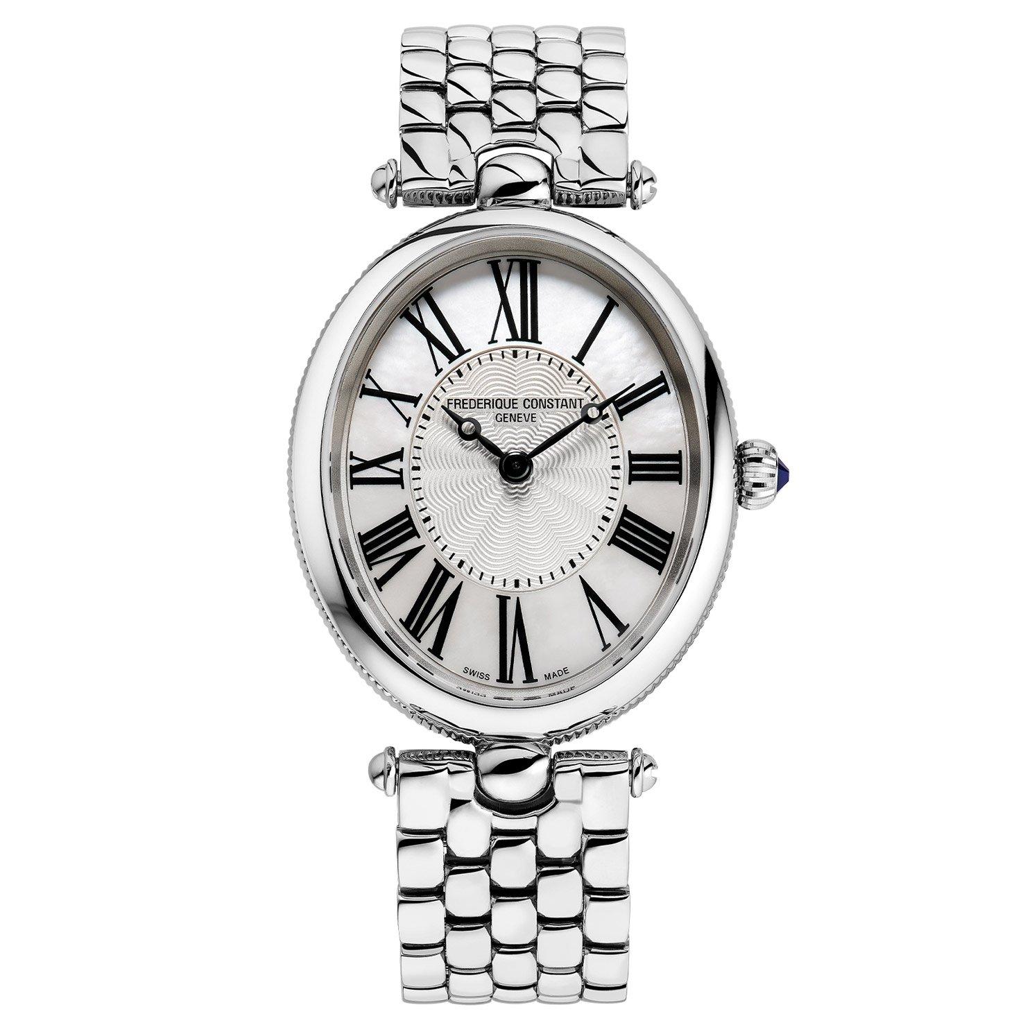 Frederique Constant Classics Art Deco 30mm Mother of Pearl Ladies Watch