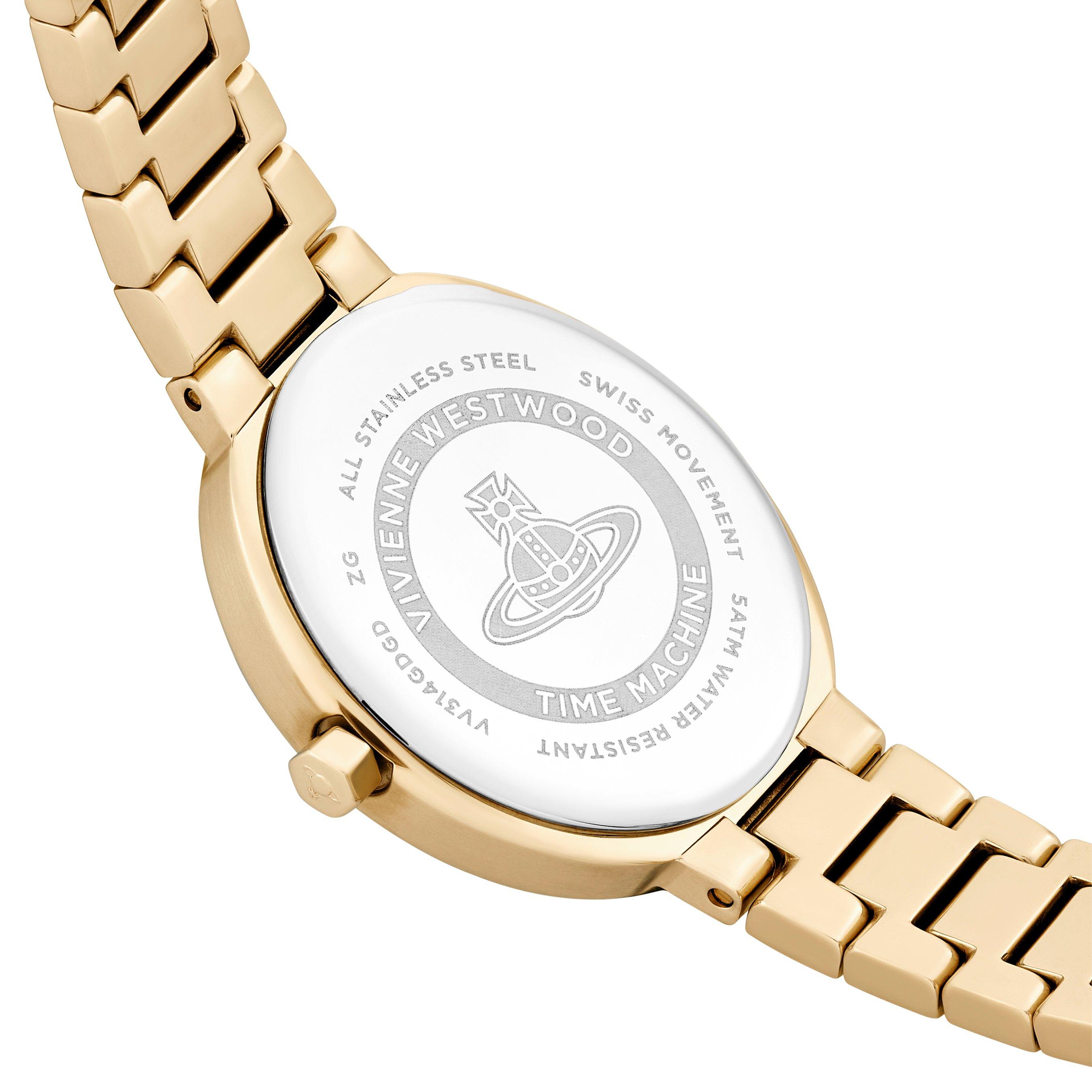 Vivienne Westwood Armour 28mm Yellow Gold Tone Ladies Watch 5 Vivienne Westwood Armour 28mm Yellow Gold Tone Ladies Watch