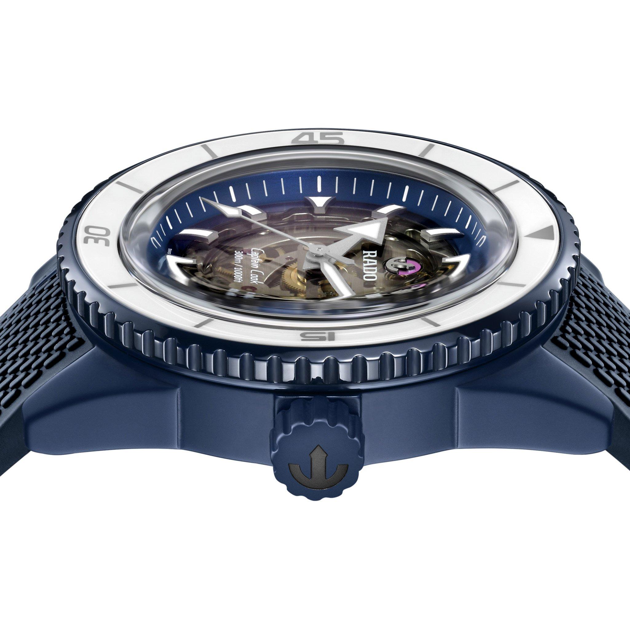 Rado Limited Edition Captain Cook 43mm High-Tech Ceramic X England Cricket Menâs Watch 3 Rado Limited Edition Captain Cook 43mm High-Tech Ceramic X England Cricket Menâs Watch