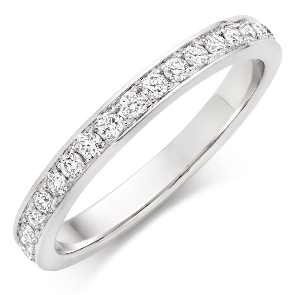 Beaverbrooks 18ct White Gold Diamond 2.5mm Eternity Ring