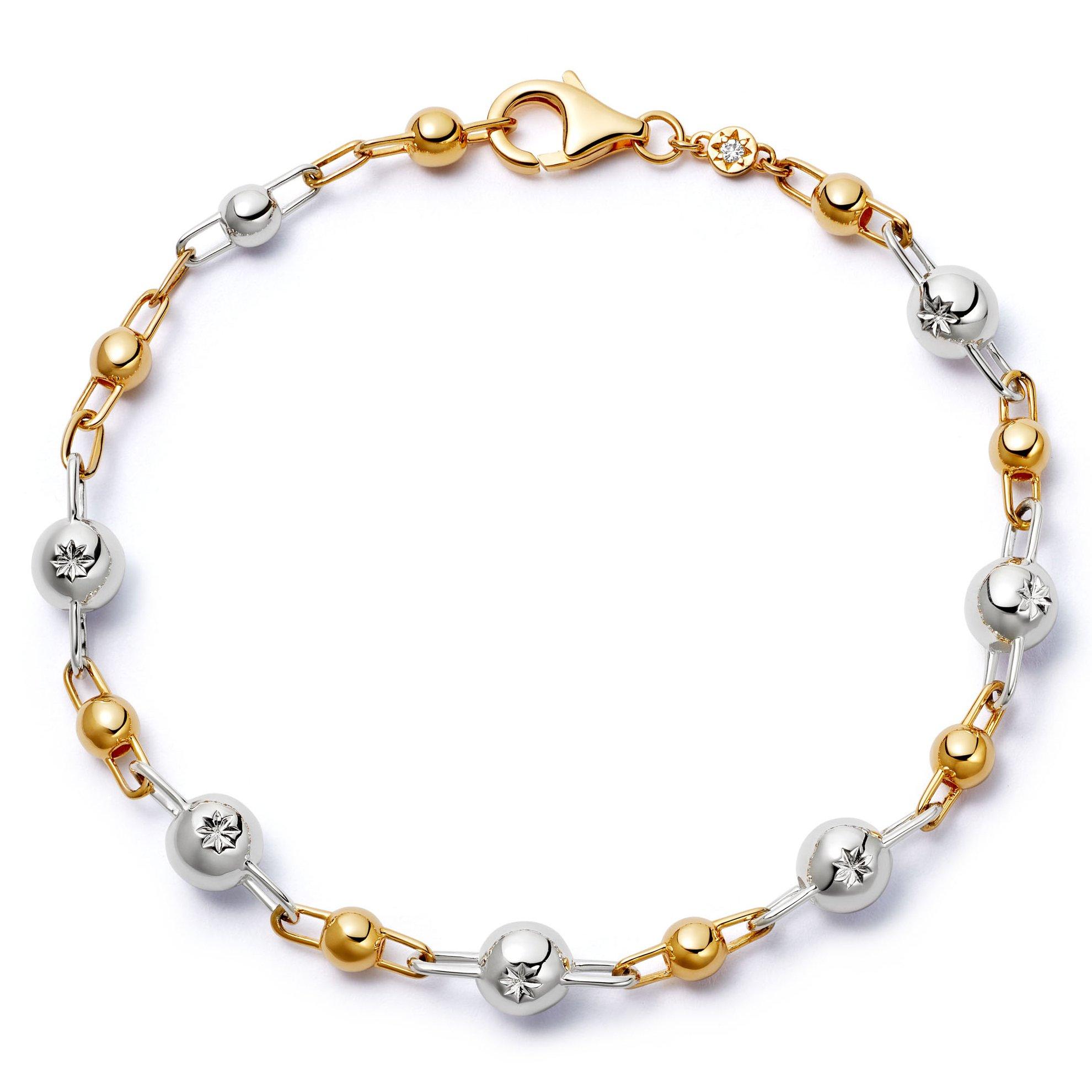 Astley Clarke Aurora 18ct Yellow Gold Vermeil and Silver Bracelet