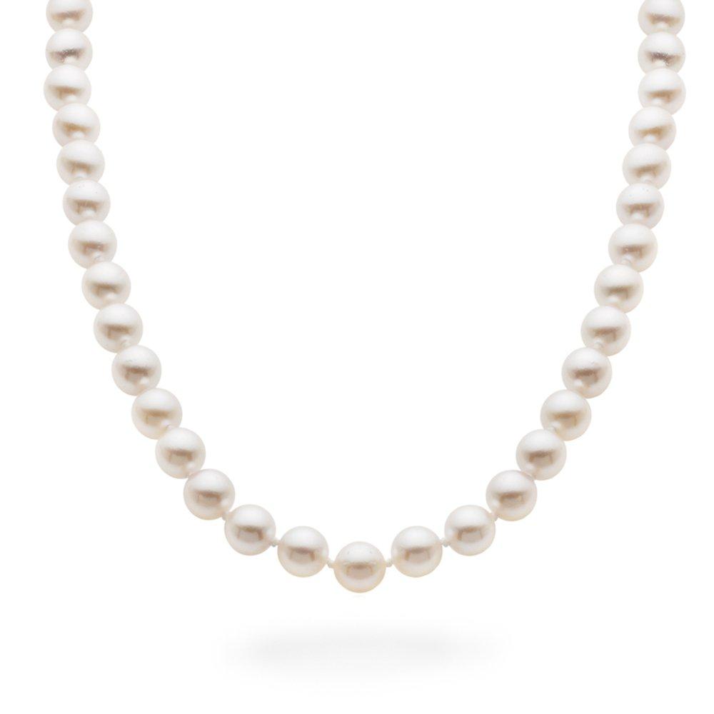 Beaverbrooks 18ct Yellow Gold Akoya Pearl Necklace