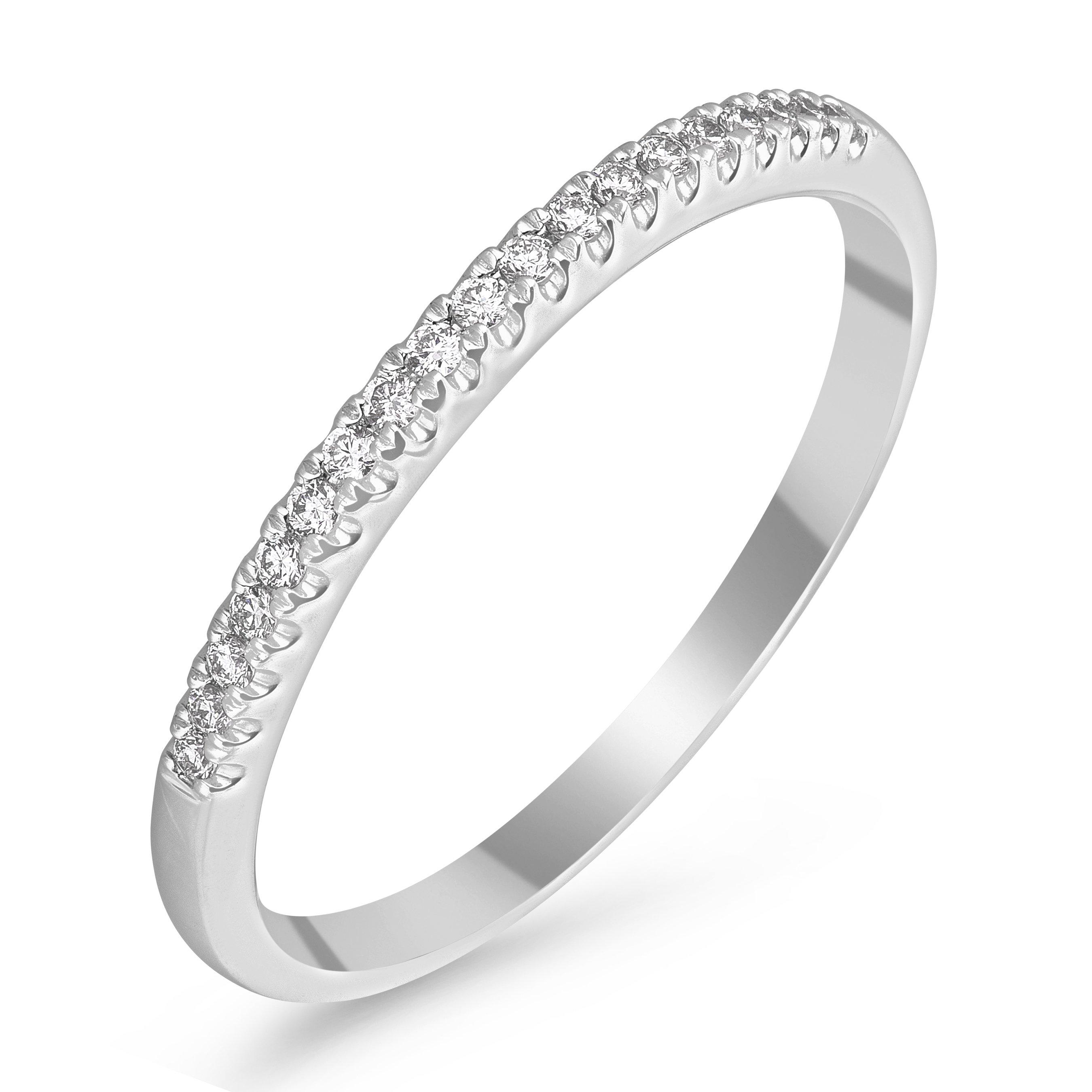 Beaverbrooks Platinum Diamond 1.5mm Ladies Wedding Ring