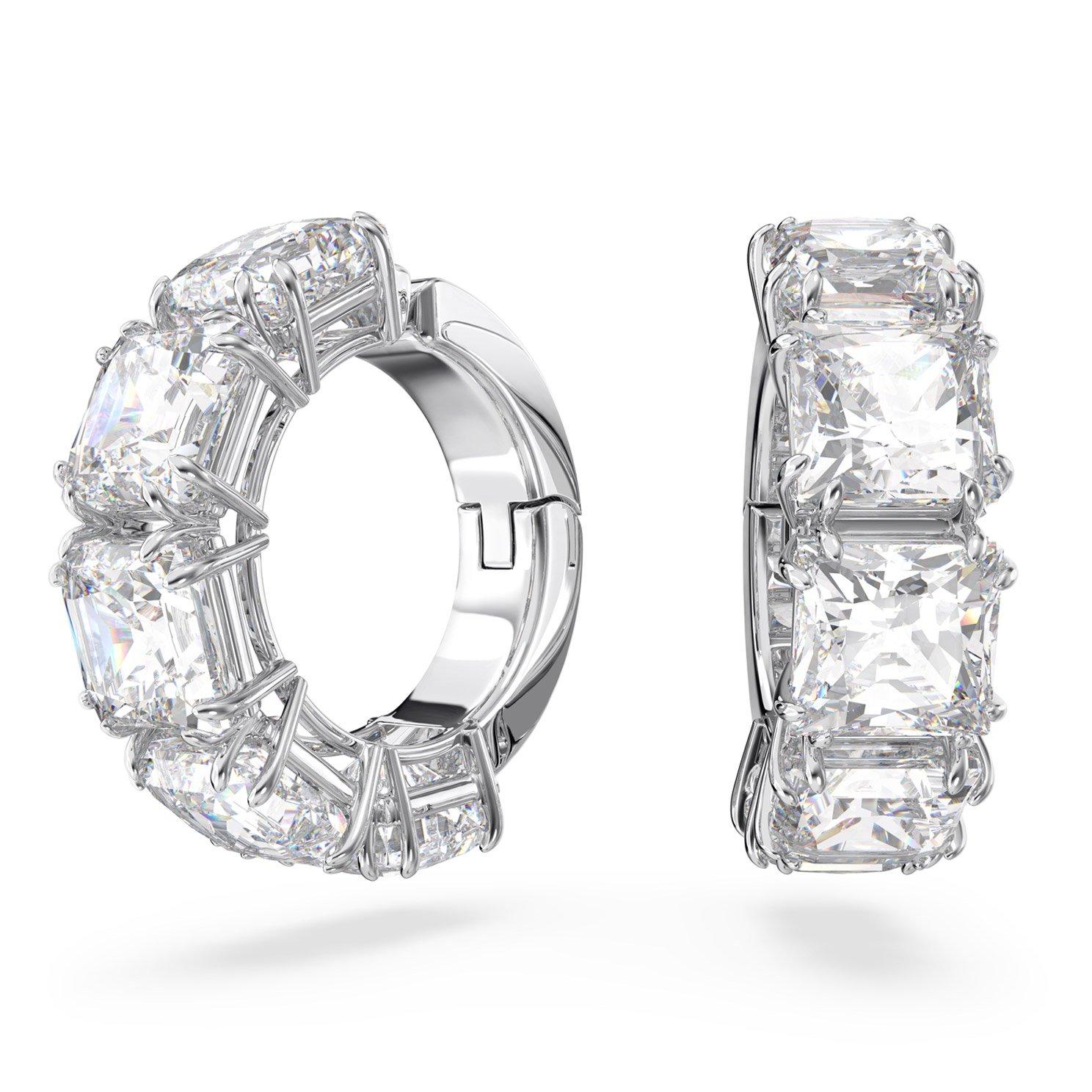 Swarovski Matrix Silver Zirconia Earring Cuff