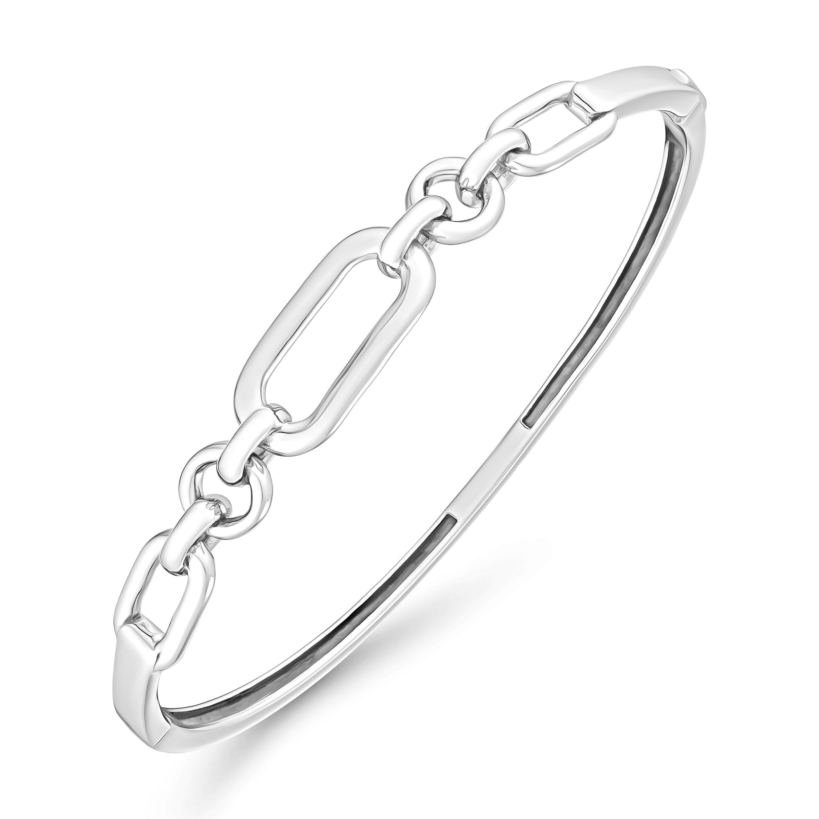 Lauren Ralph Lauren Silver Link Bangle