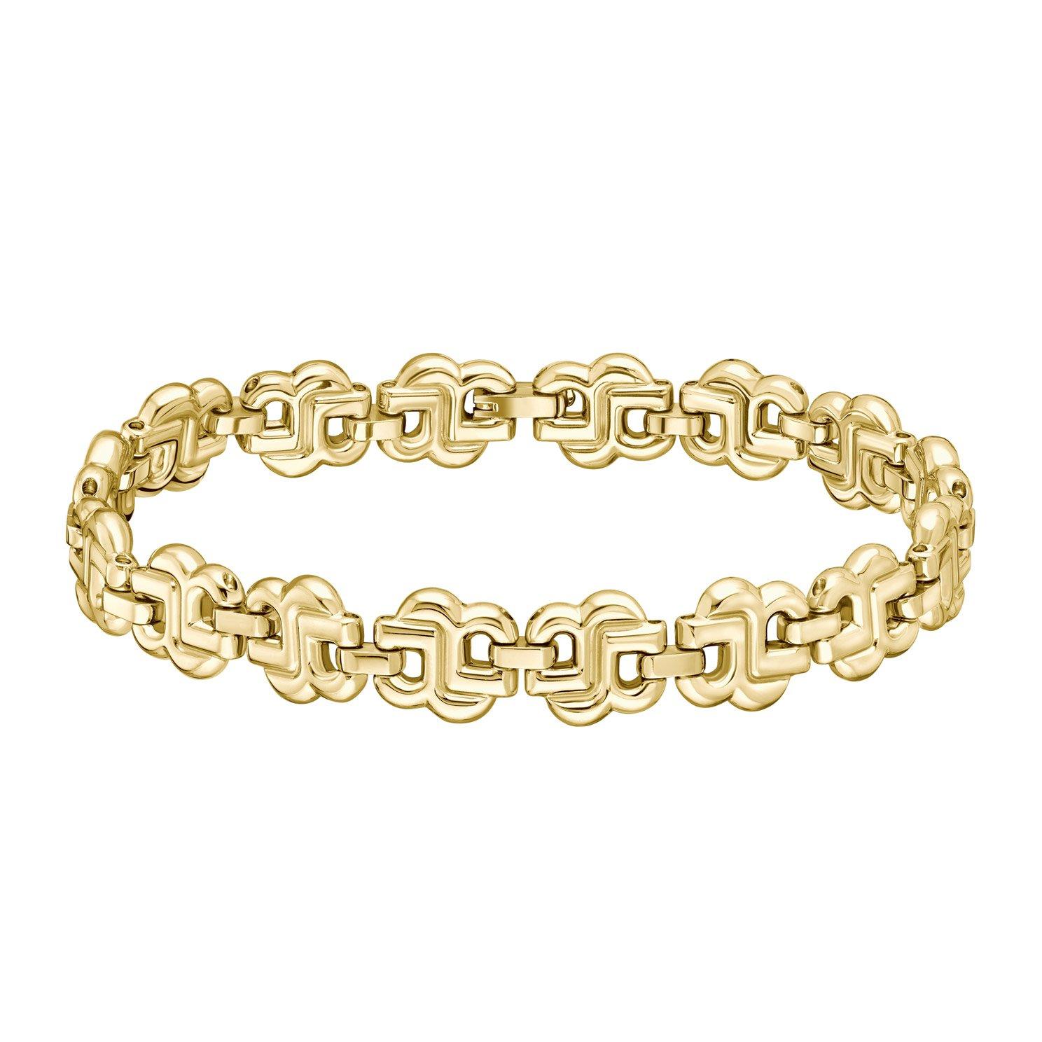 BOSS Double B Yellow Gold Tone Bracelet