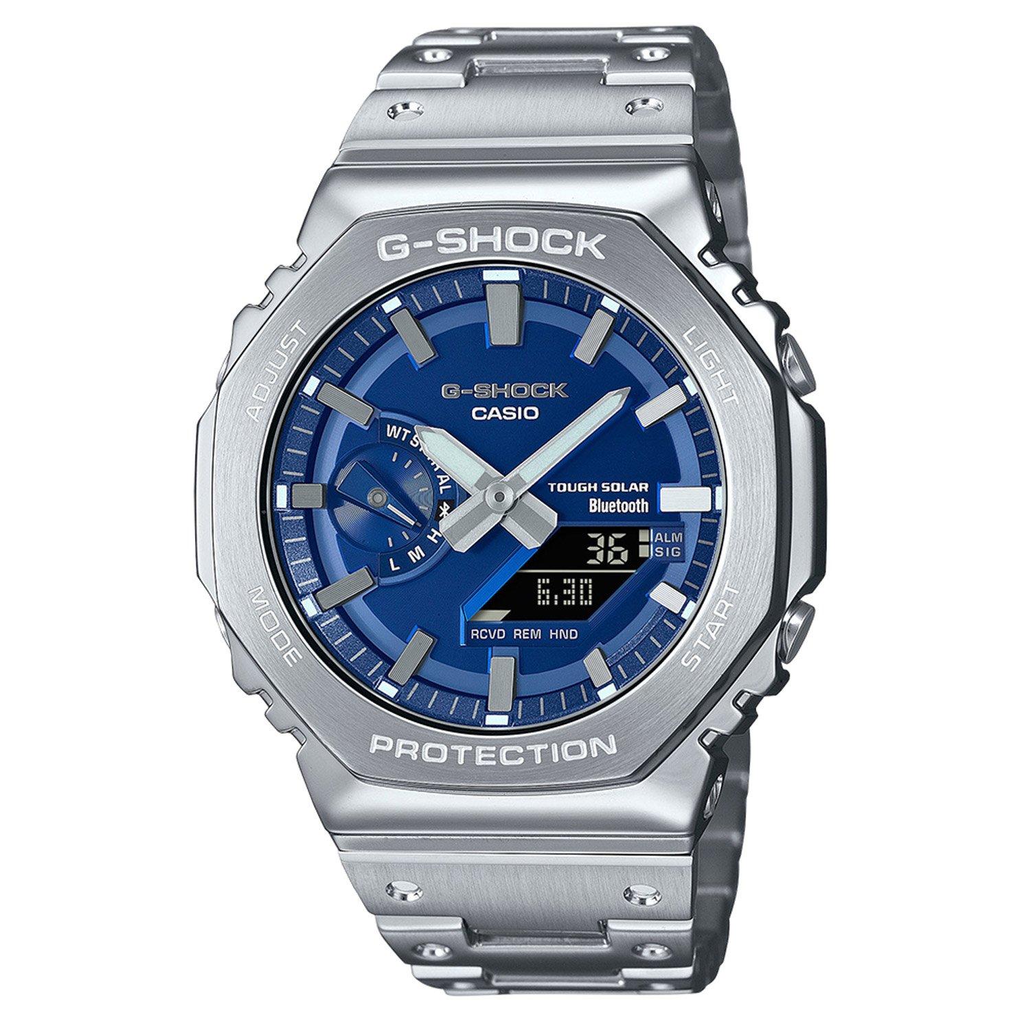 G-Shock Full Metal 2100 44mm Stainless Steel Solar Powered Menâs Watch