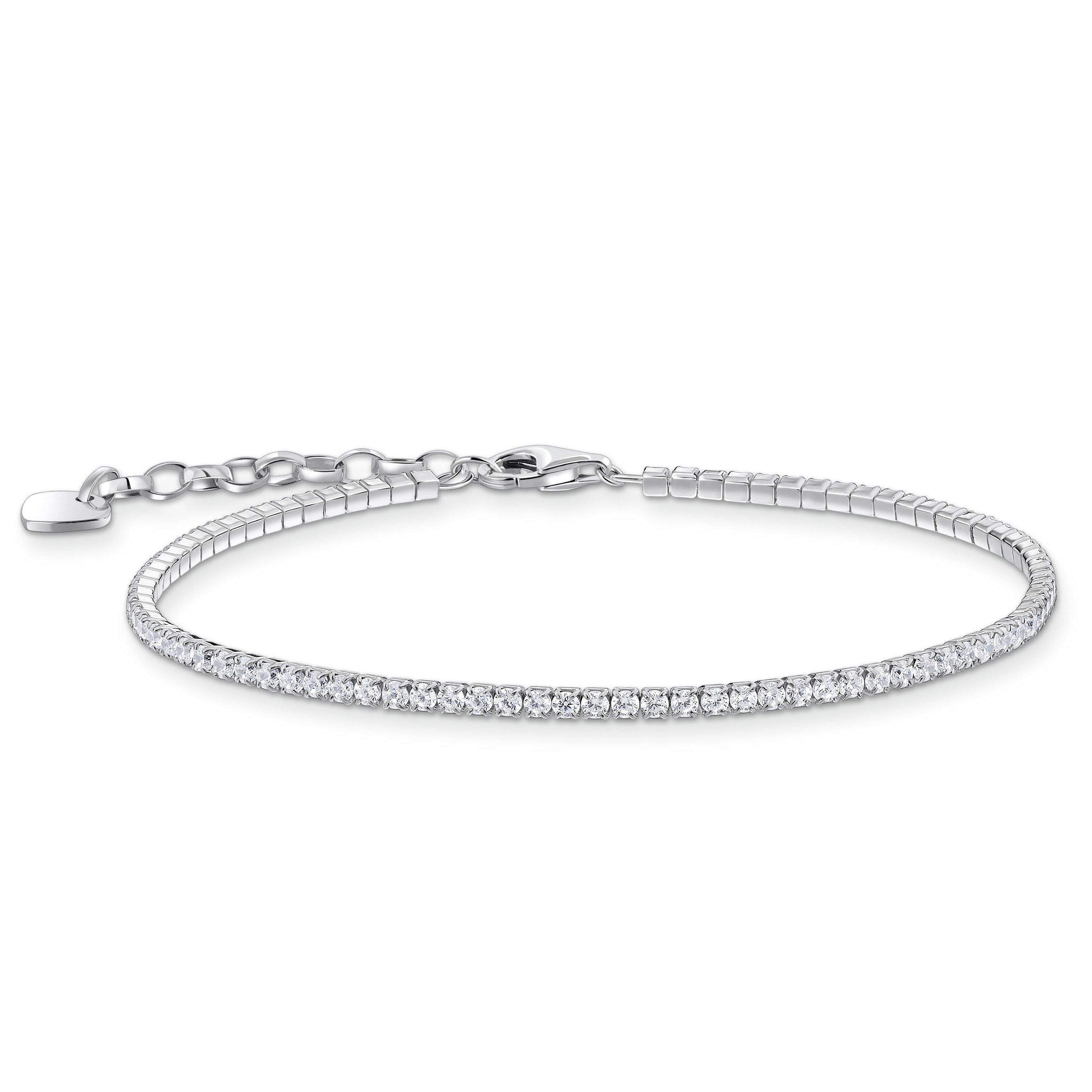 Thomas Sabo Silver Cubic Zirconia Tennis Bracelet