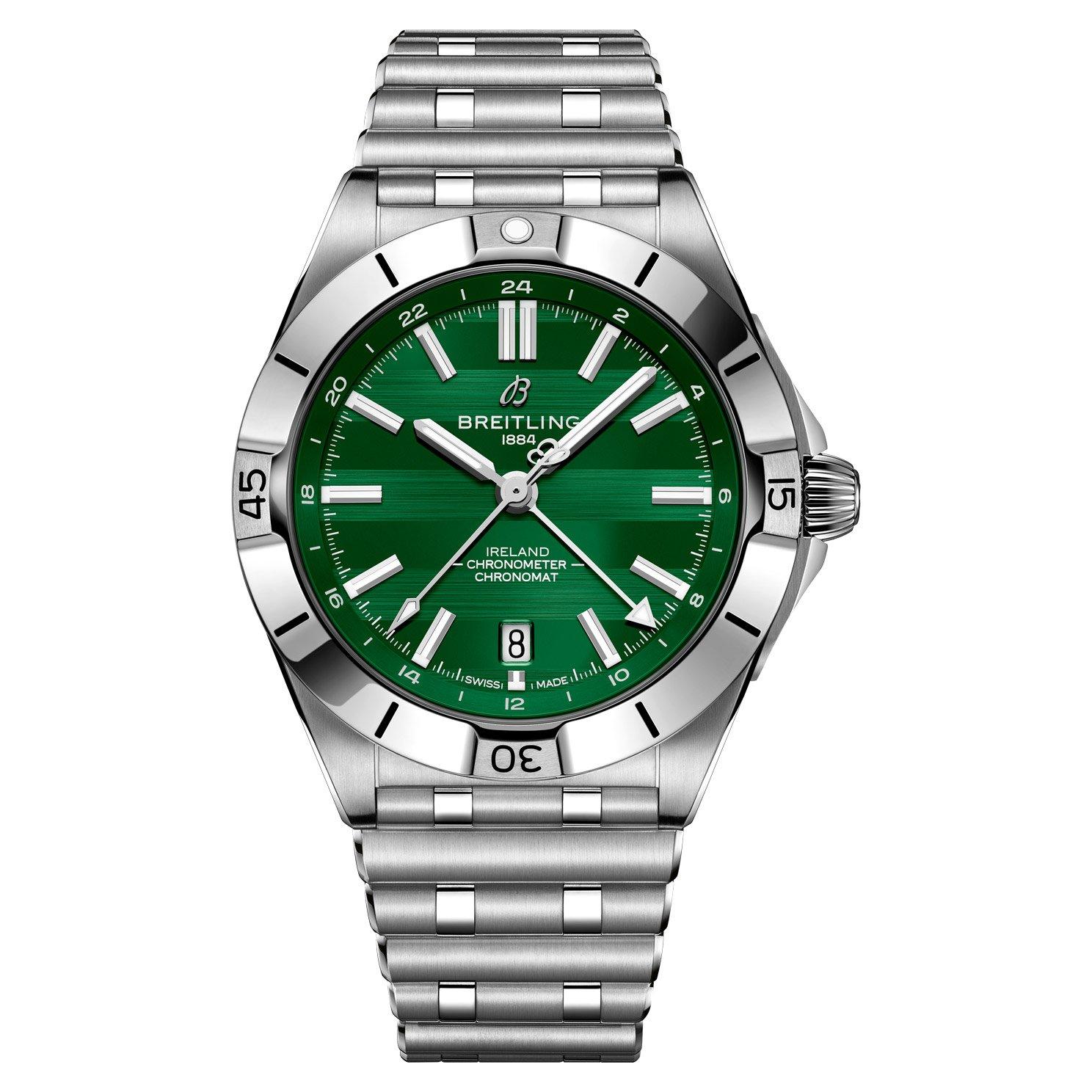 Breitling Limited Edition Chronomat GMT Six Nations Ireland 40mm Automatic Menâs Watch