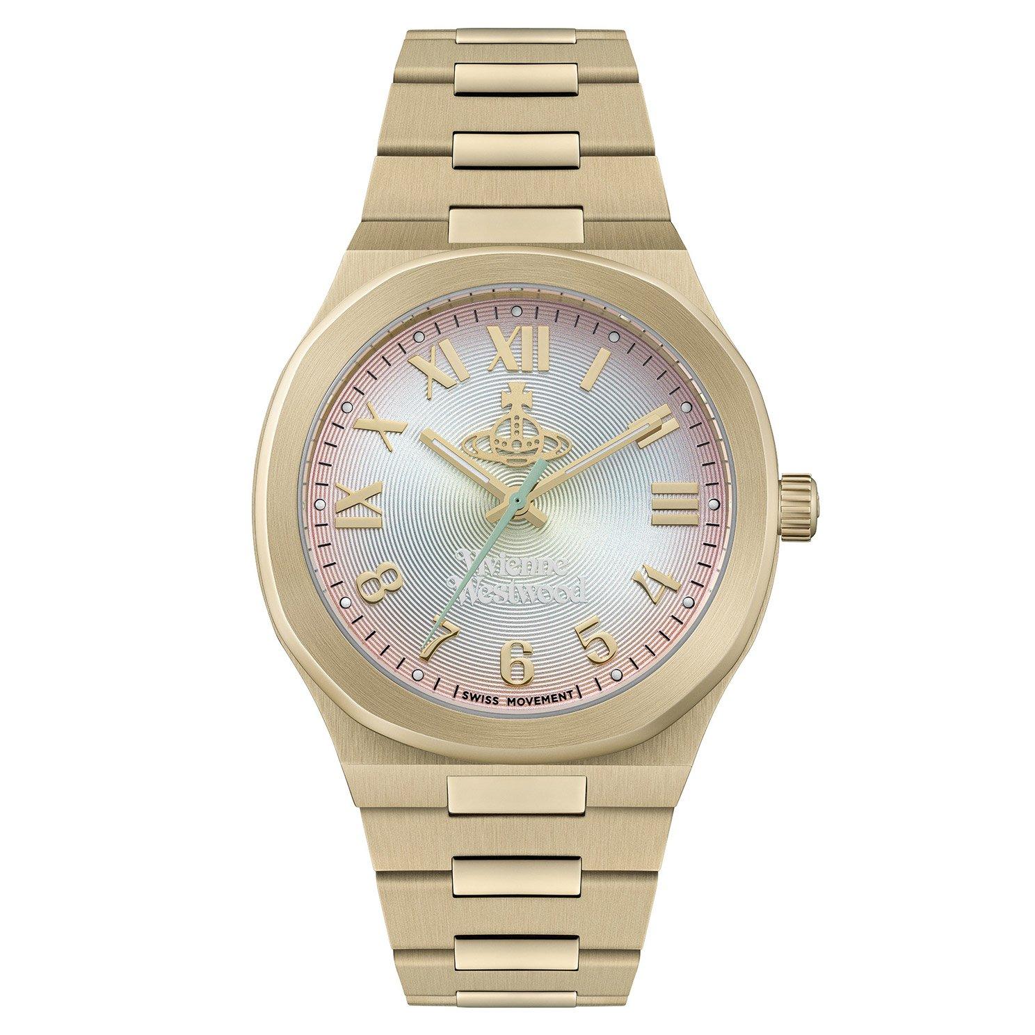 Vivienne Westwood Merton 38mm Yellow Gold Tone Ladies Watch