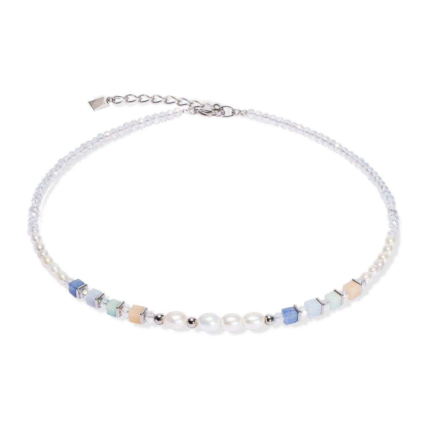 Coeur De Lion Silver Pearl Necklace
