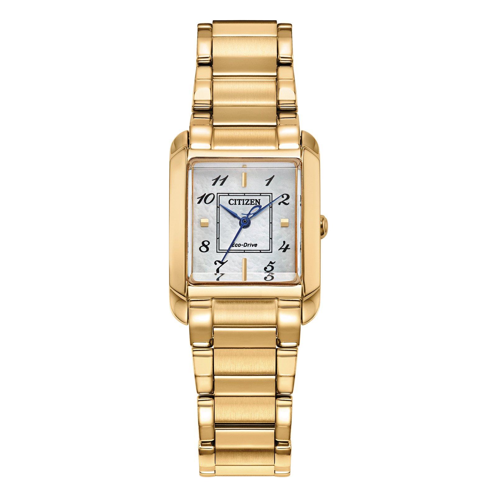 Citizen L Bianca 22mm Yellow Gold Tone Mother of Pearl Ladies Watch