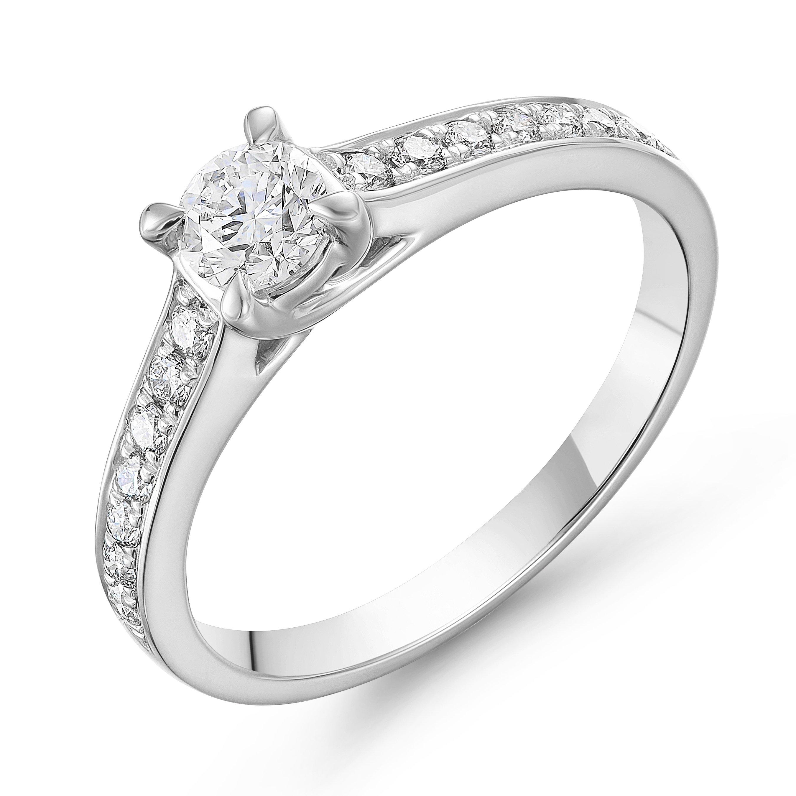 Beaverbrooks Platinum Diamond Solitaire Engagement Ring