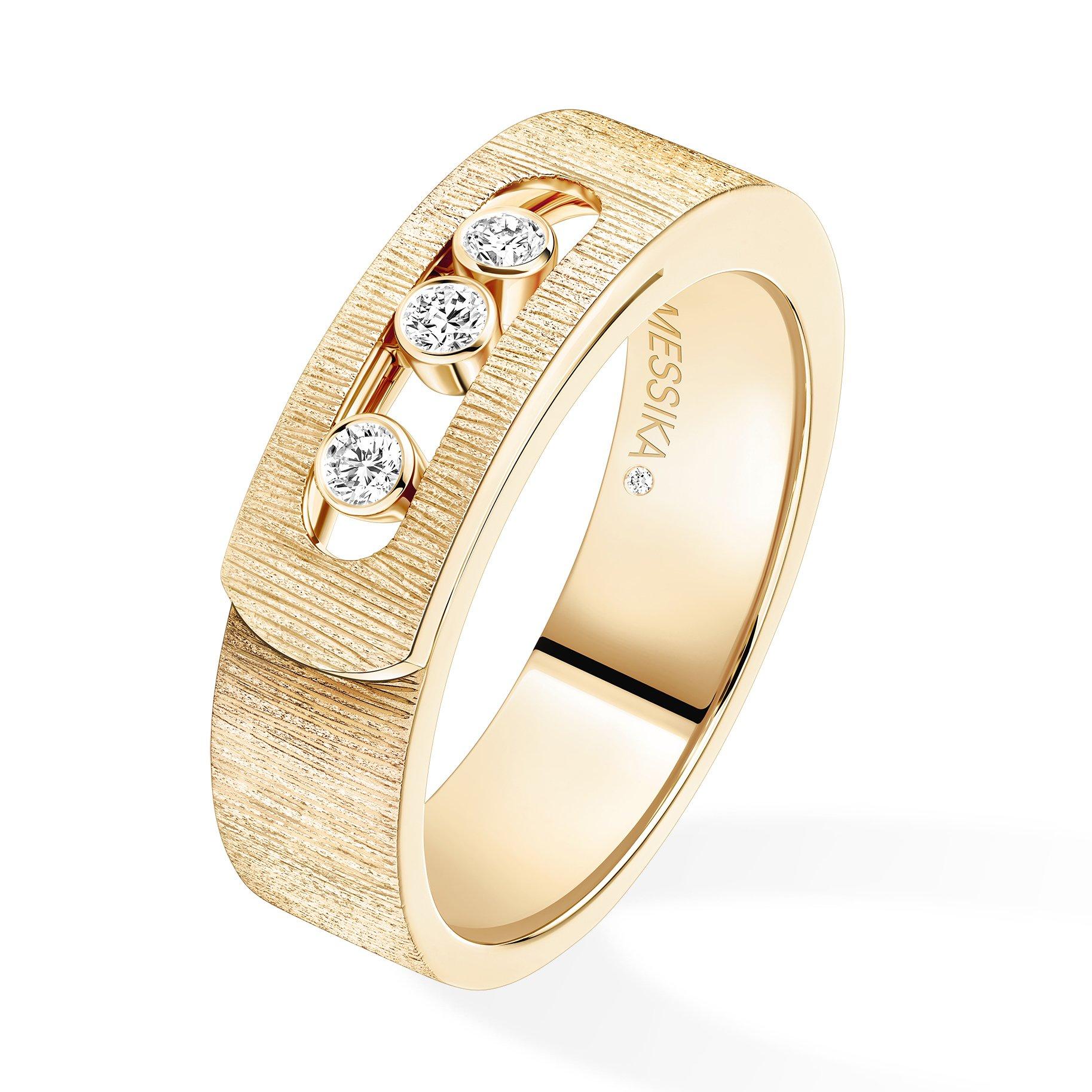 Messika Move Noa CiselÃ¨ 18ct Yellow Gold Diamond Ring