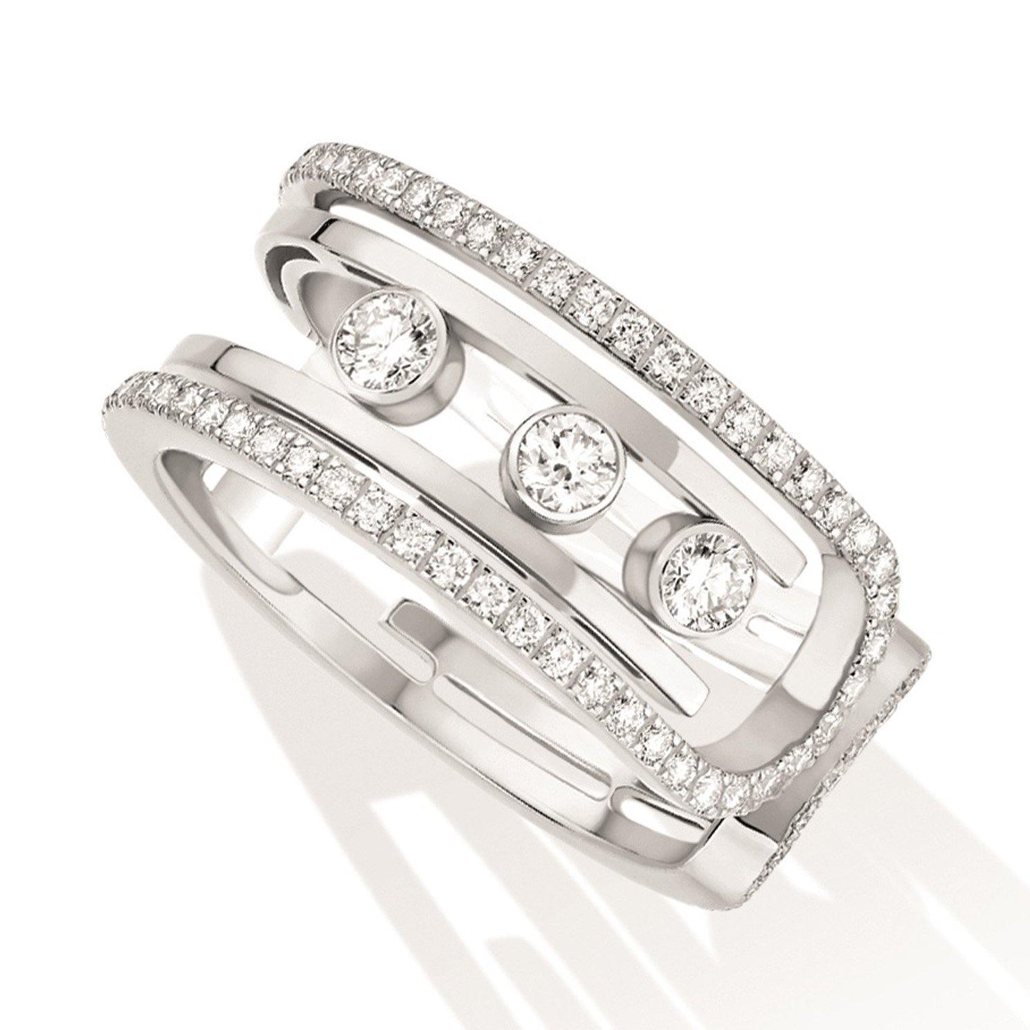 Messika Move 10th 18ct White Gold Diamond Ring