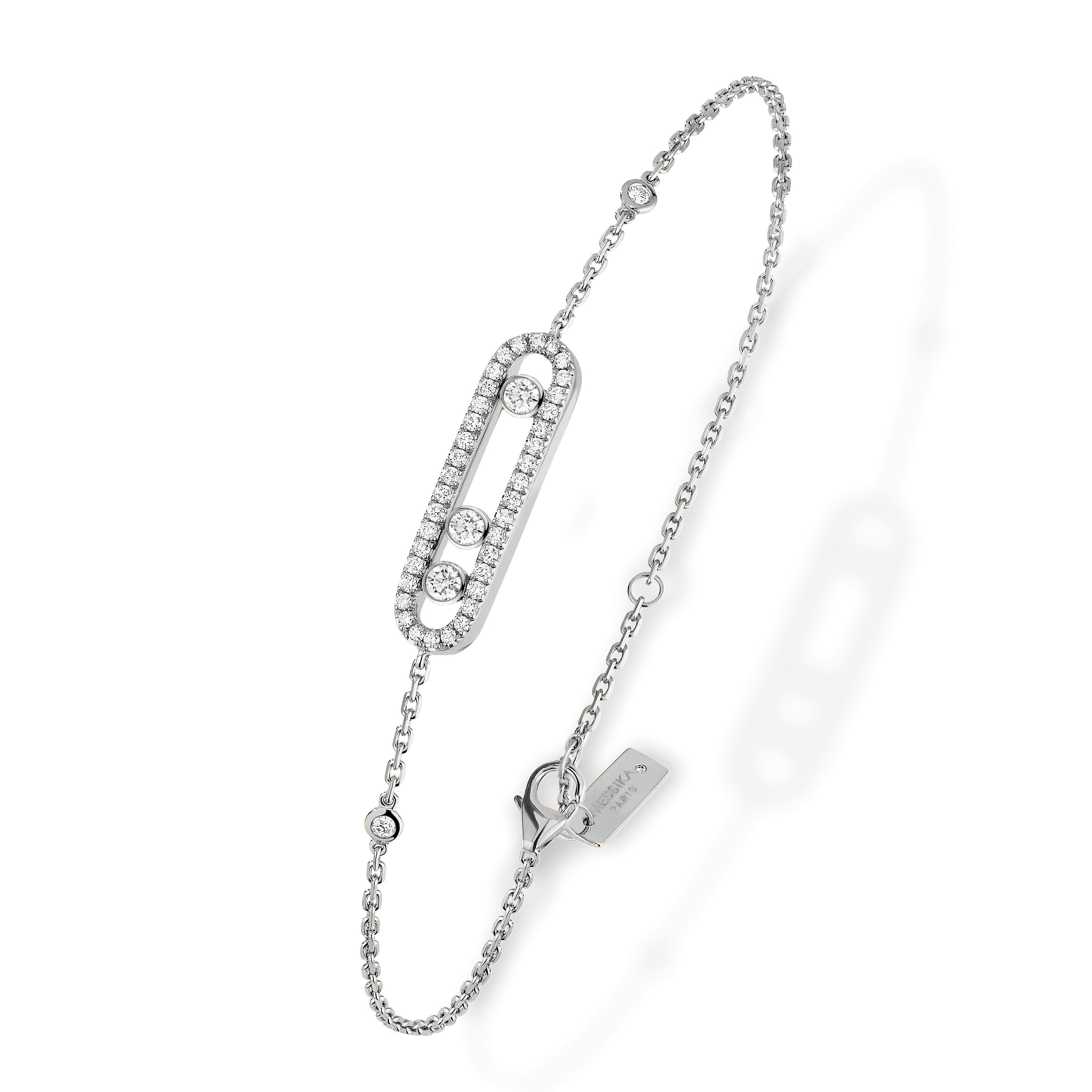 Messika Baby Move PavÃ© 18ct White Gold Diamond Bracelet