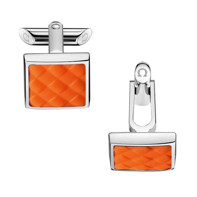 OMEGA Aqua Orange Cufflinks