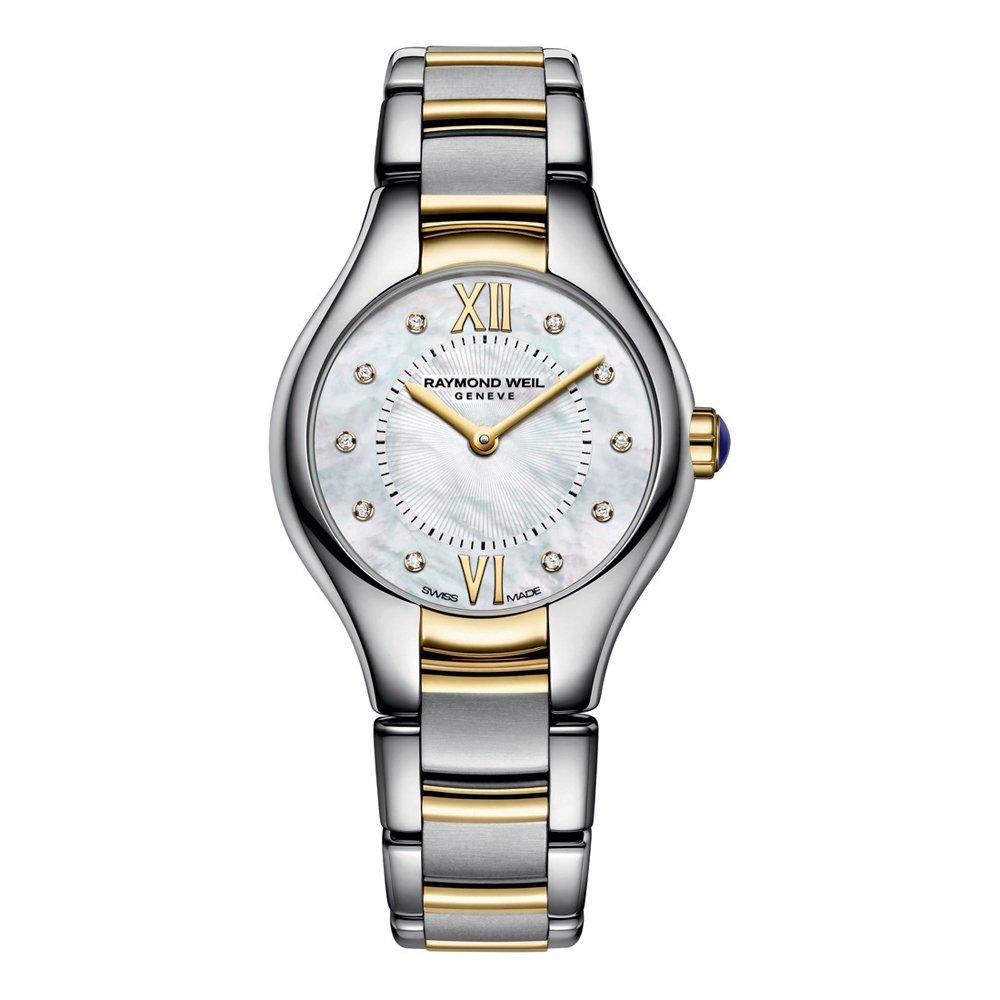 RAYMOND WEIL Noemia 24mm Stainless Steel and Yellow Gold PVD Diamond Ladies Watch