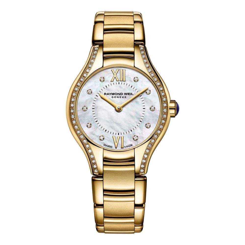RAYMOND WEIL Noemia 24mm Yellow Gold PVD Diamond Ladies Watch