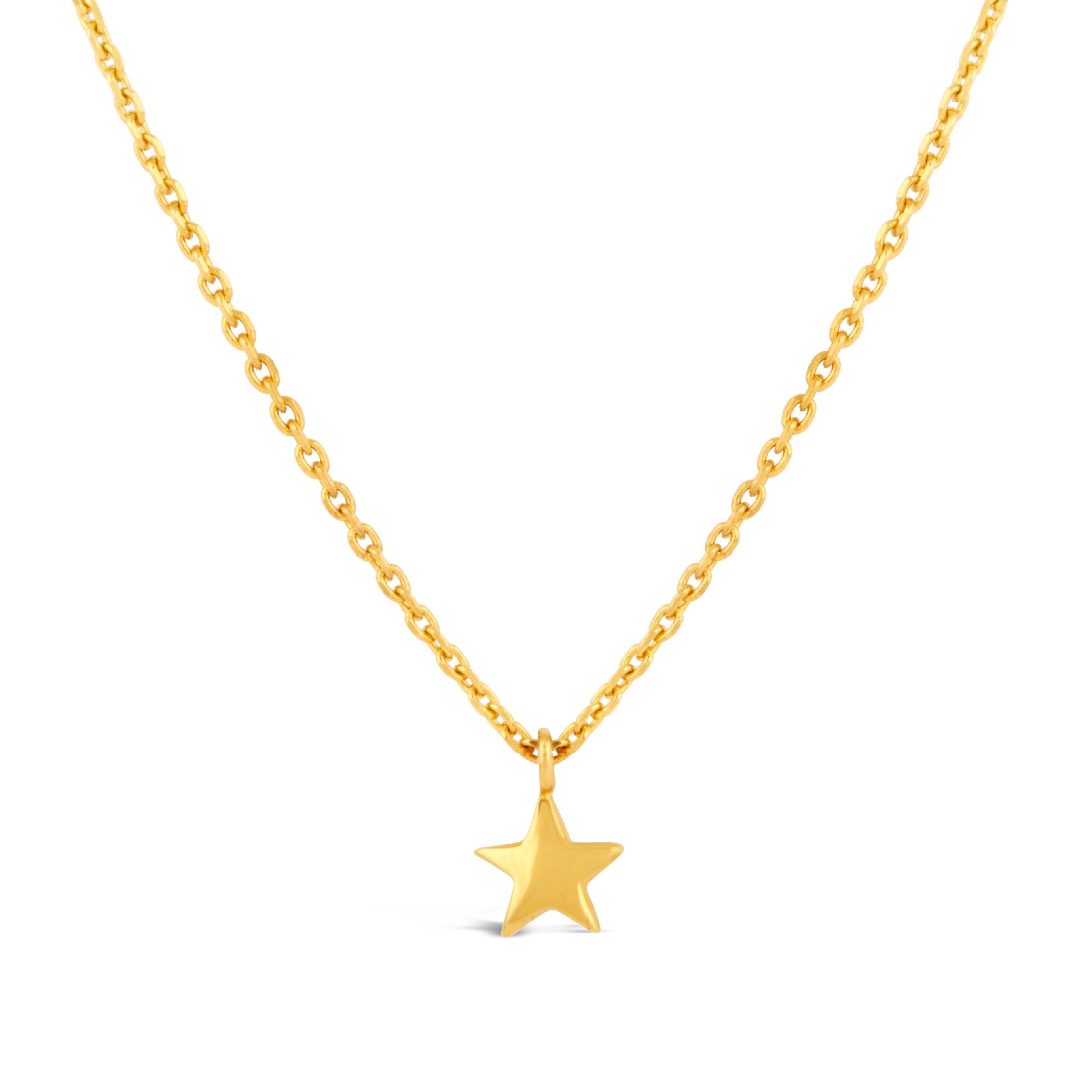 Dinny Hall Bijou 22ct Yellow Gold Vermeil Star Mini Pendant
