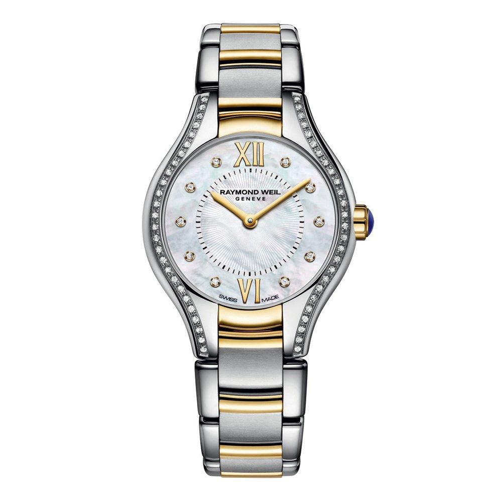 RAYMOND WEIL Noemia 24mm Stainless Steel and Yellow Gold PVD Diamond Ladies Watch