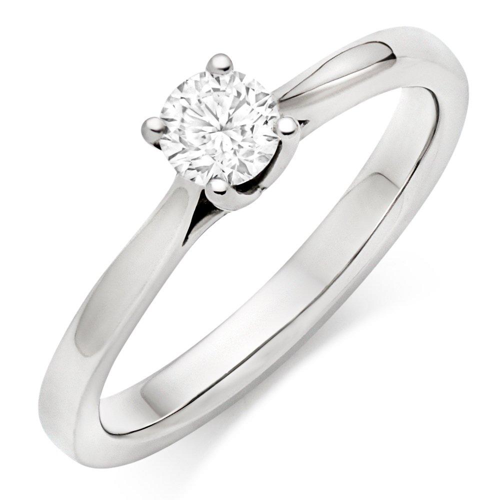 Beaverbrooks Platinum Diamond Solitaire Ring