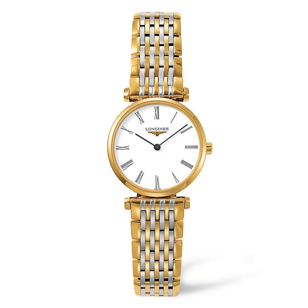Longines La Grande Classique Gold Plated and Stainless Steel Ladies Watch