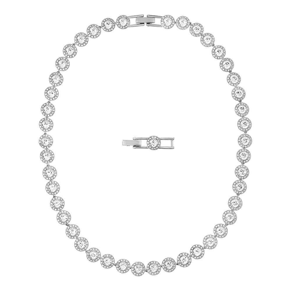 Swarovski Una Angelic Silver Crystal Necklace