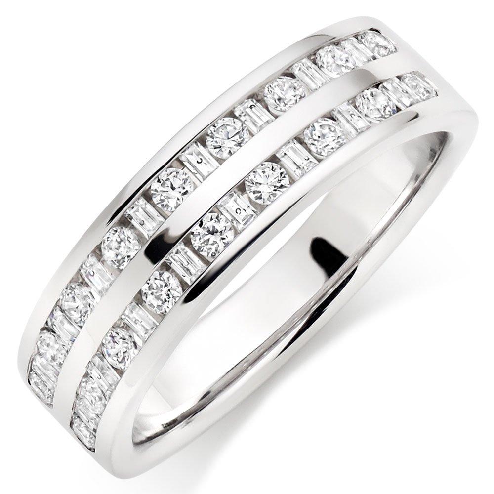 Beaverbrooks 18ct White Gold Diamond 5.5mm Eternity Ring