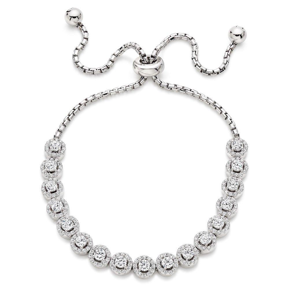 Beaverbrooks Silver Cubic Zirconia Bracelet