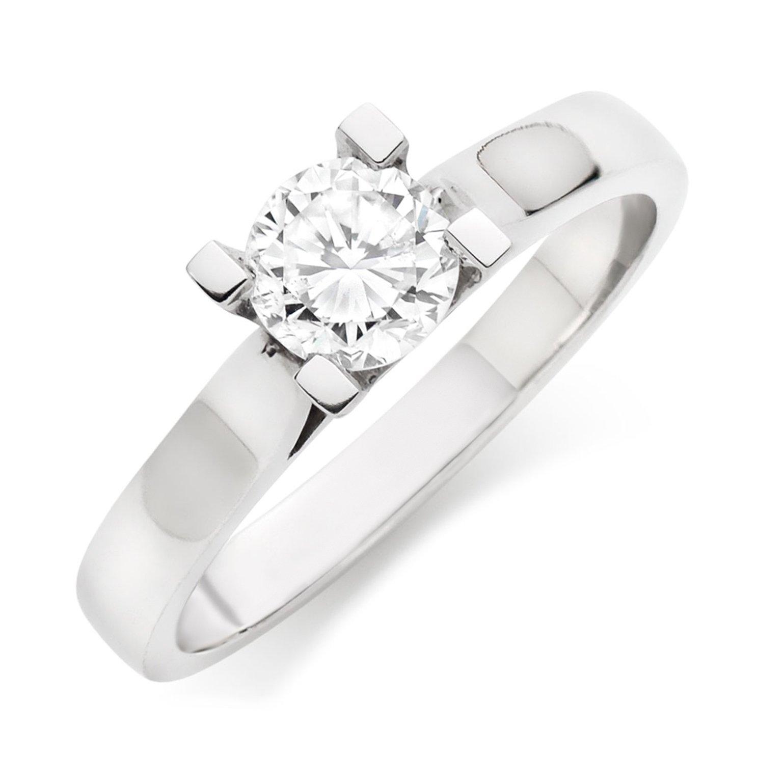 Beaverbrooks Platinum Diamond Solitaire Ring