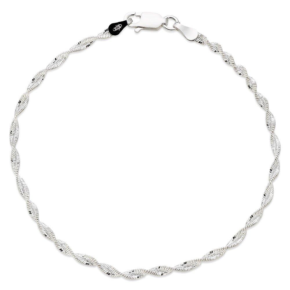 Beaverbrooks Silver Twist Bracelet
