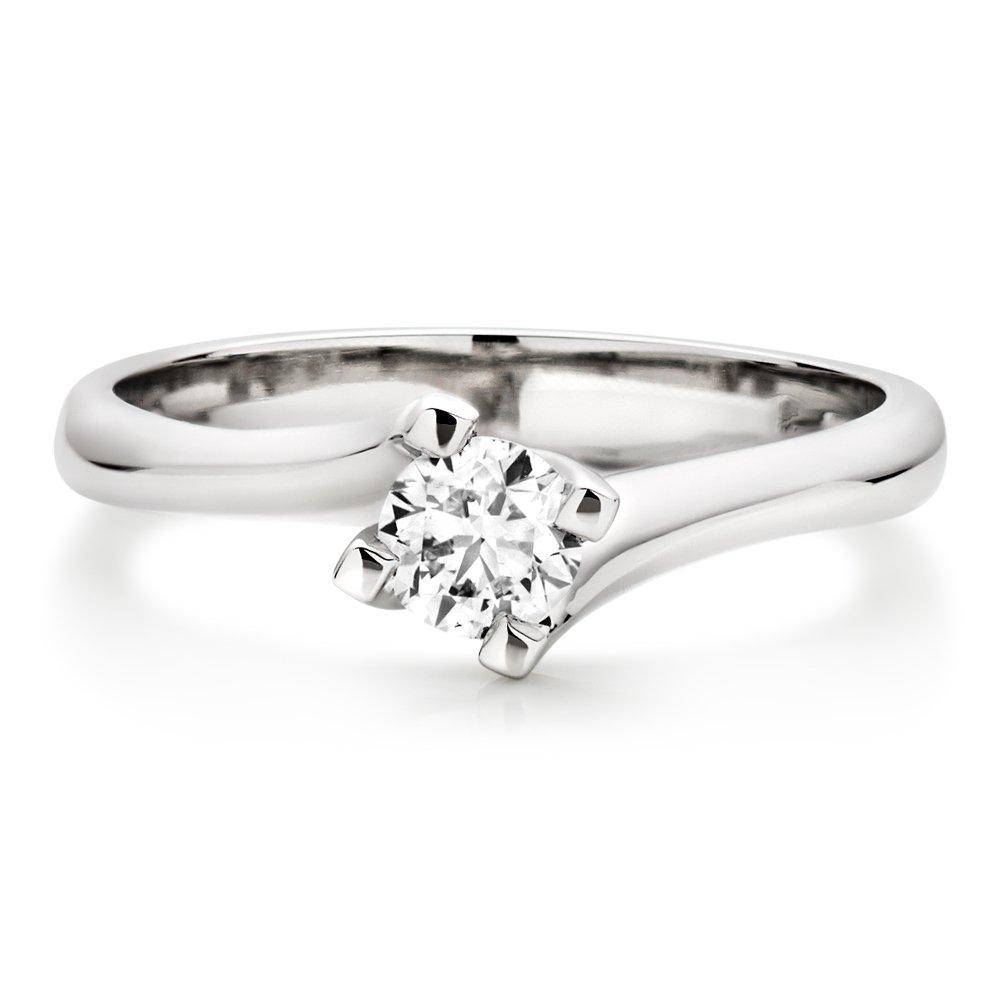 Beaverbrooks Platinum Diamond Solitaire Ring 3 Beaverbrooks Platinum Diamond Solitaire Ring