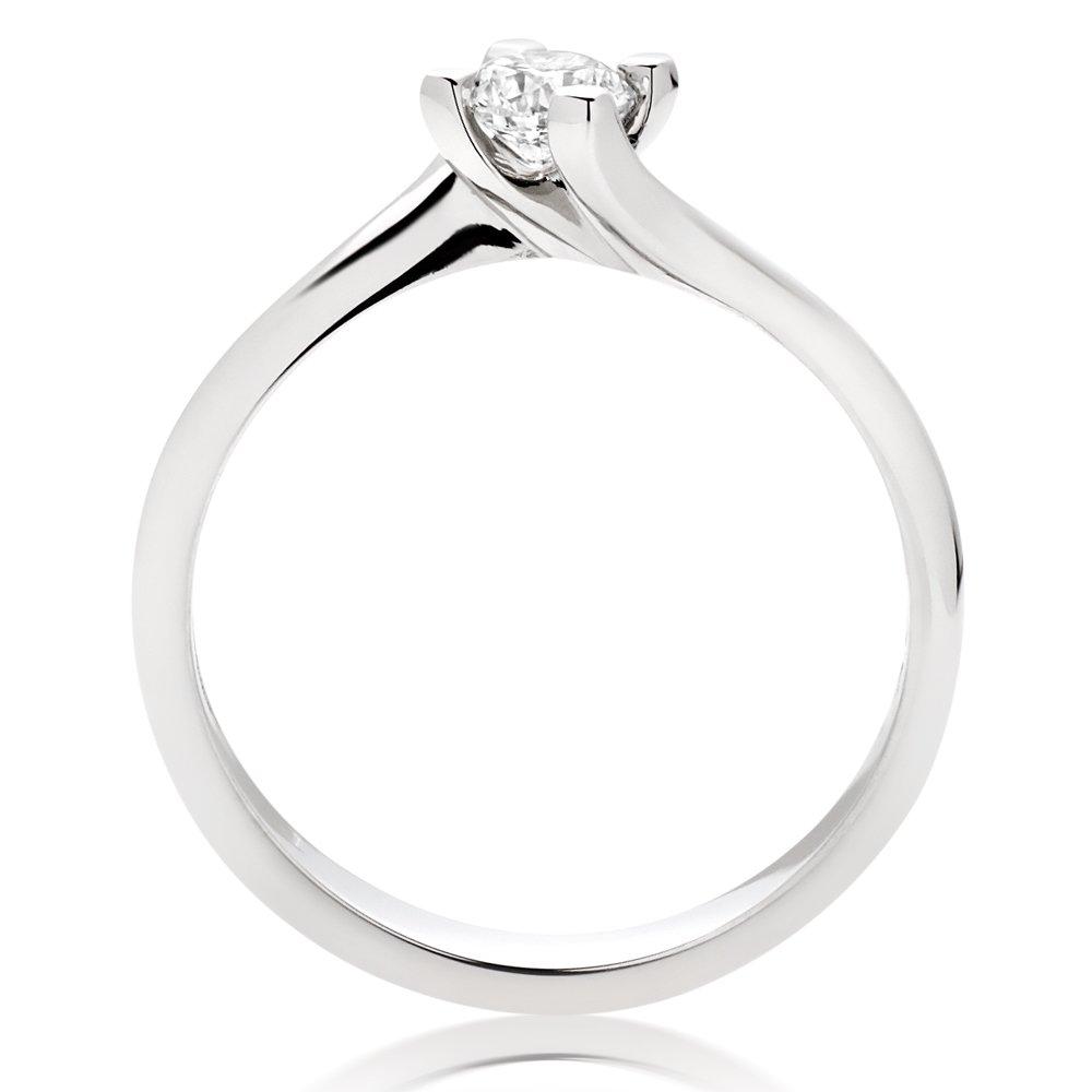 Beaverbrooks Platinum Diamond Solitaire Ring 5 Beaverbrooks Platinum Diamond Solitaire Ring