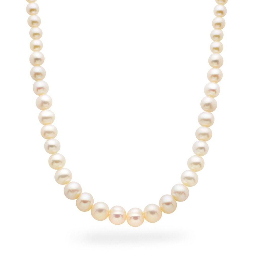 Beaverbrooks Silver Freshwater Cultured Pearl Necklace