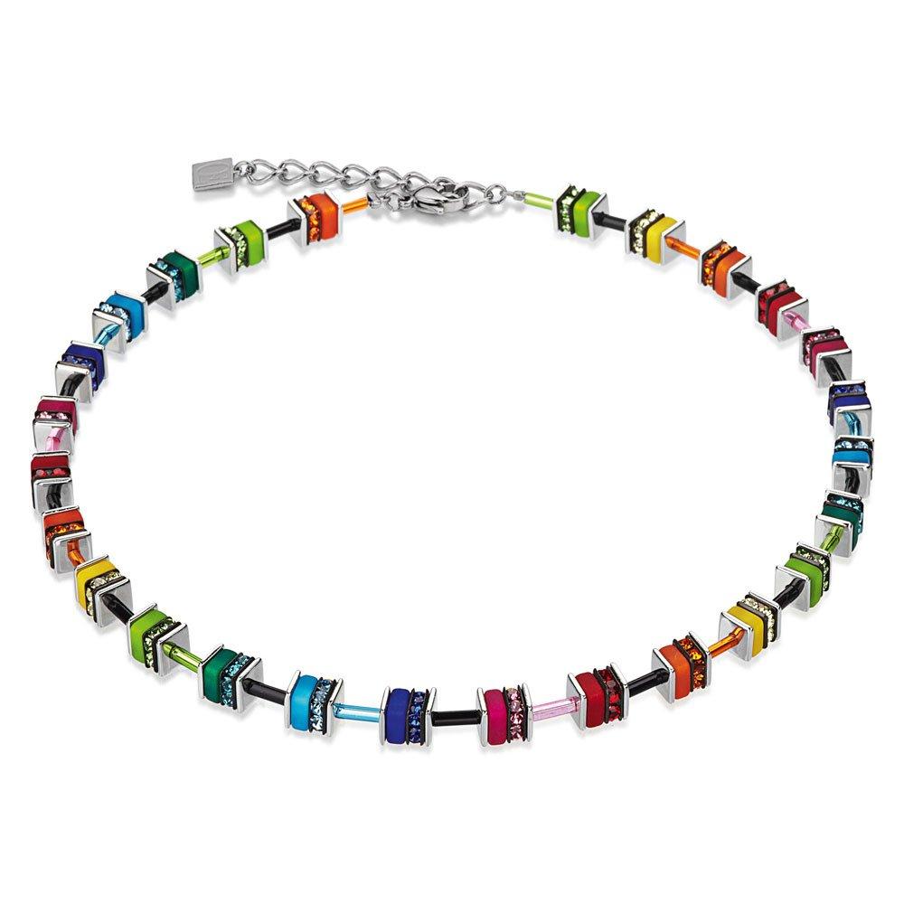Coeur De Lion GeoCUBE Multi-Coloured Necklace