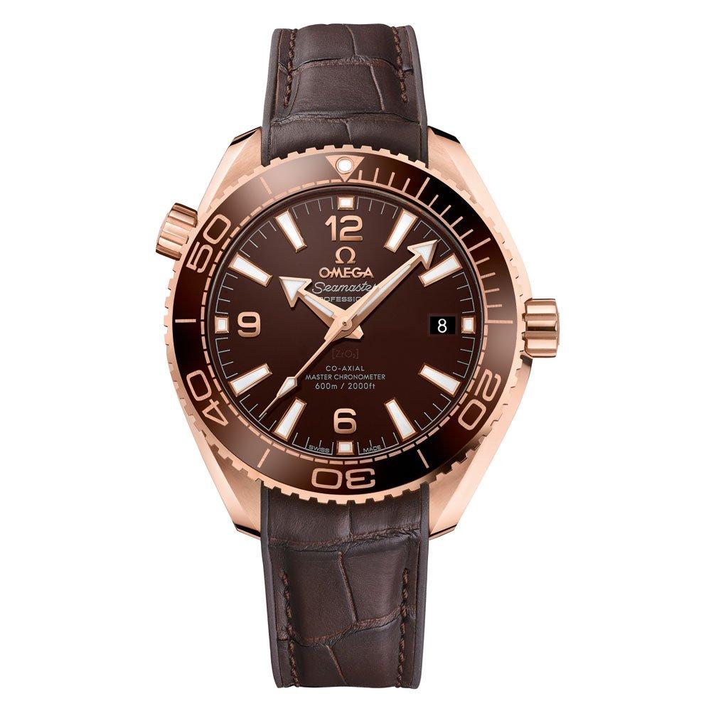OMEGA Seamaster Planet Ocean 600M 39.5mm 18K Sedna Gold Men's Watch