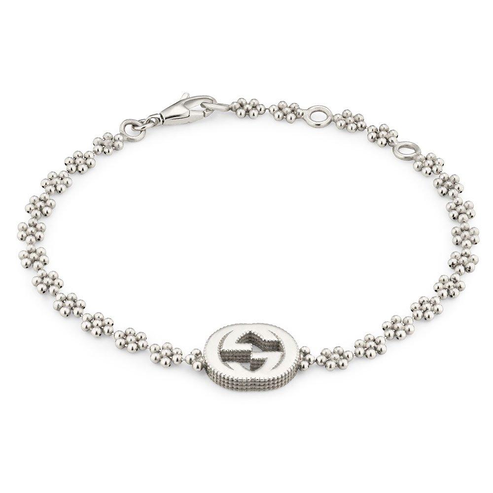 Gucci Interlocking Silver Bracelet