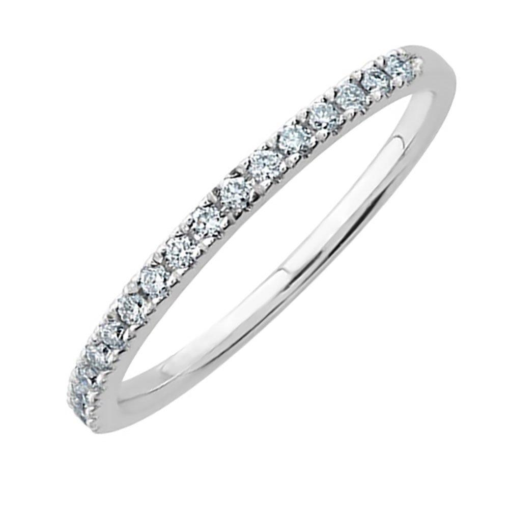 Maple Leaf Diamonds 18ct White Gold Diamond Wedding Ring
