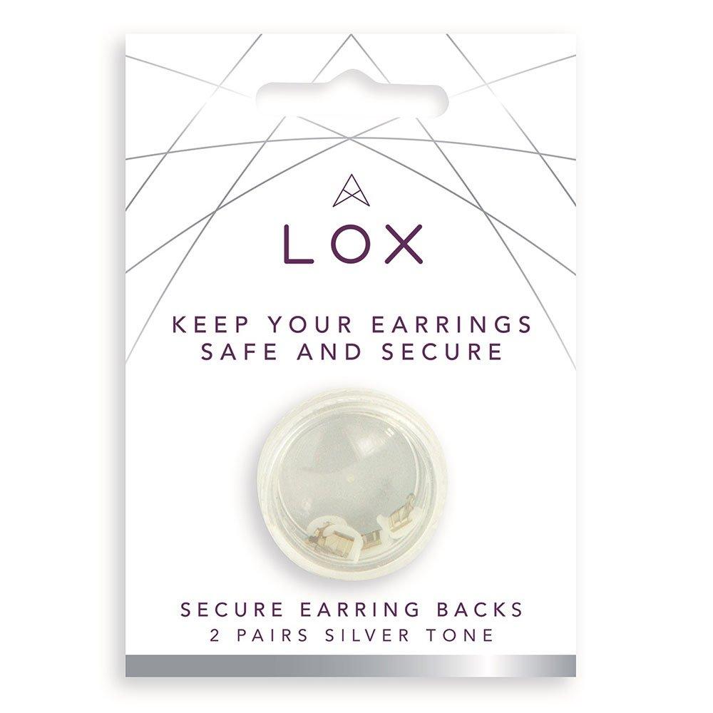 Connoisseurs Lox White Tone Secure Earring Backs
