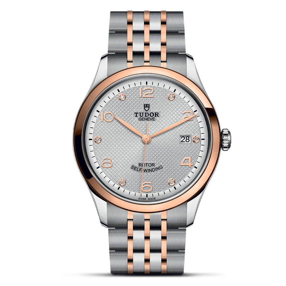 TUDOR 1926 39 18ct Rose Gold and Stainless Steel Diamond Automatic Watch