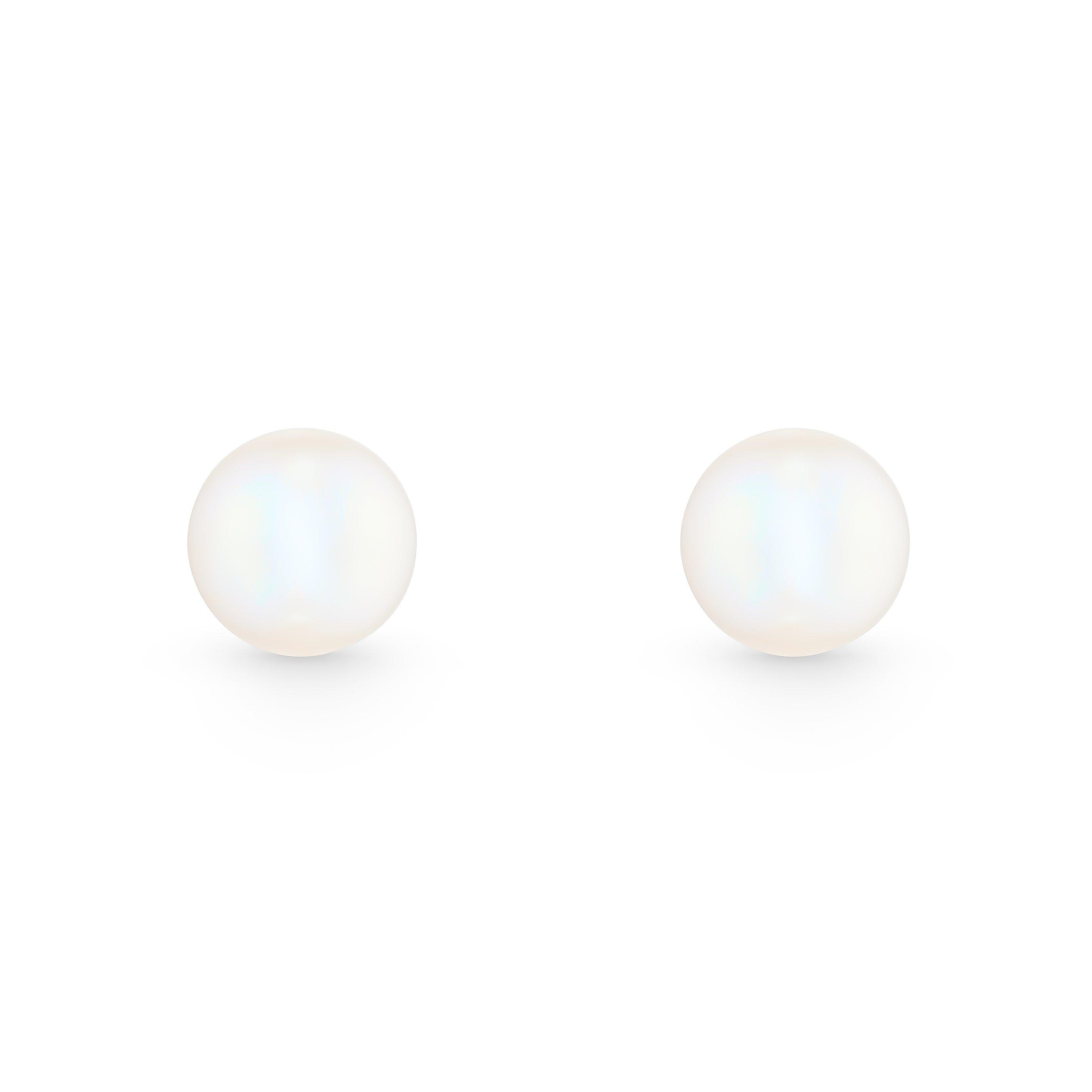 Beaverbrooks 9ct Yellow Gold Freshwater Cultured Pearl Earrings
