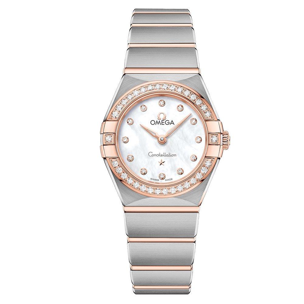 OMEGA Constellation 25mm 18K Sedna Gold Diamond Ladies Watch